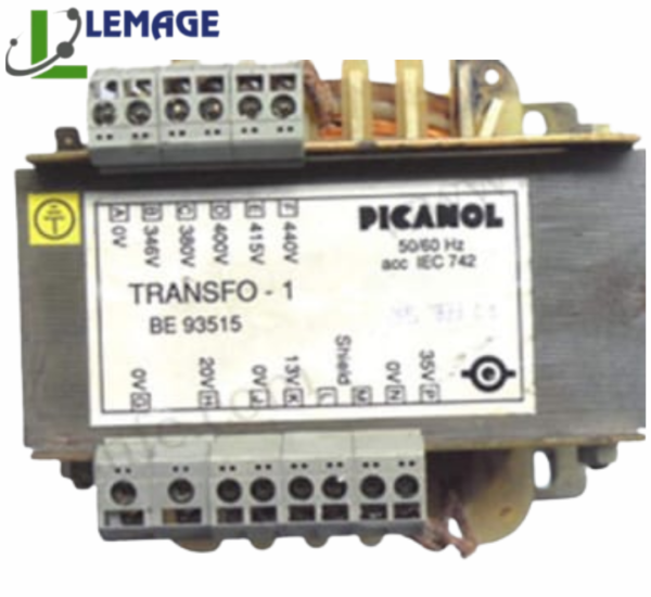 LEMAGE TRANSFORMATEUR PICANOL ACC IEC 742 440V 415V 440V 380V 346V / 20V (3.1)